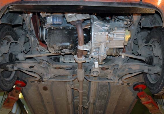 Protection sous moteur et de la boîte de vitesse Fiat Doblo