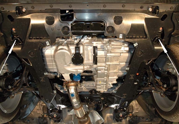 Protection sous moteur et de la boîte de vitesse Honda Accord