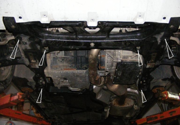 Protection sous moteur et de la boîte de vitesse Mercedes B-Class W245