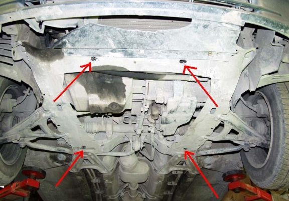 Protection sous moteur et de la boîte de vitesse Renault Kangoo