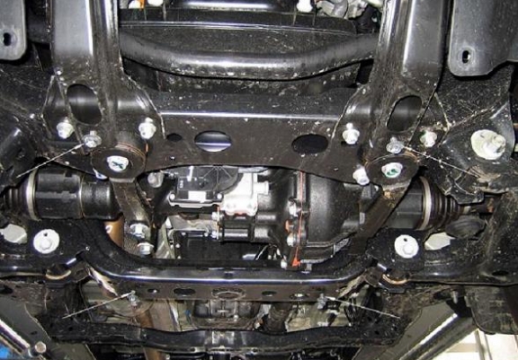 Protection sous moteur et de la radiateur Toyota Hilux