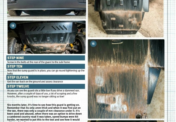 Protection sous moteur et de la boîte de vitesse VW Transporter T4