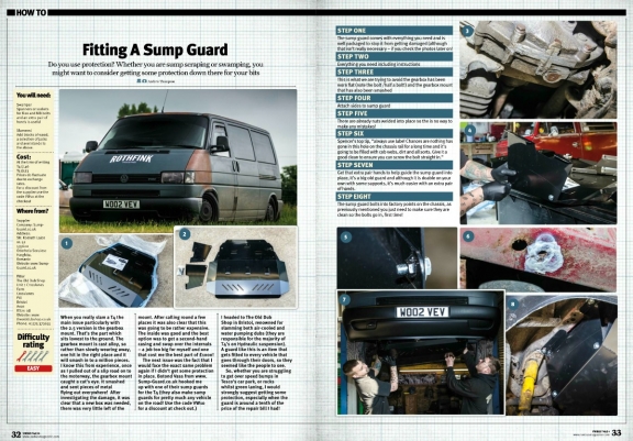 Protection sous moteur et de la boîte de vitesse VW Transporter T4