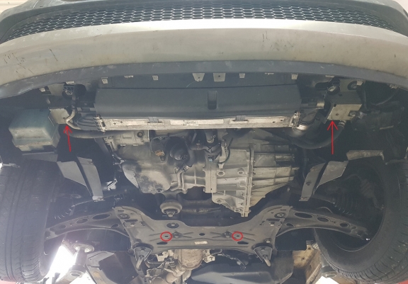 Protection sous moteur et de la boîte de vitesse Opel Vivaro B 