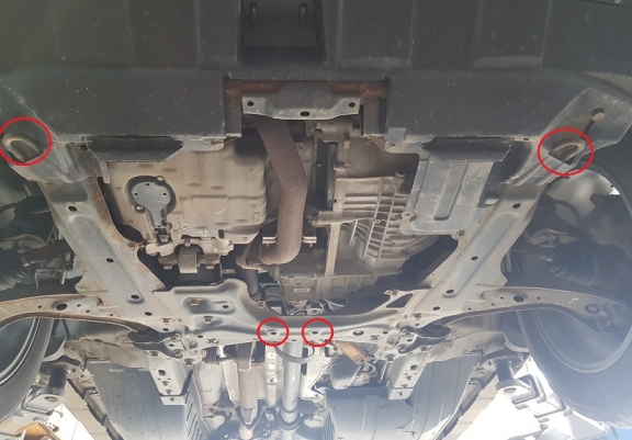 Protection sous moteur et de la boîte de vitesse Honda CR-V Gen 4