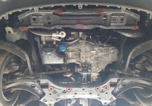 Protection sous moteur et de la boîte de vitesse Kia Stonic