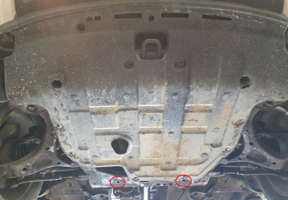 Protection sous moteur et de la boîte de vitesse Hyundai ix55