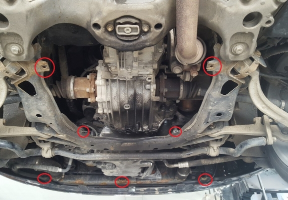 Protection sous moteur et de la radiateur VW Passat B5, B5.5