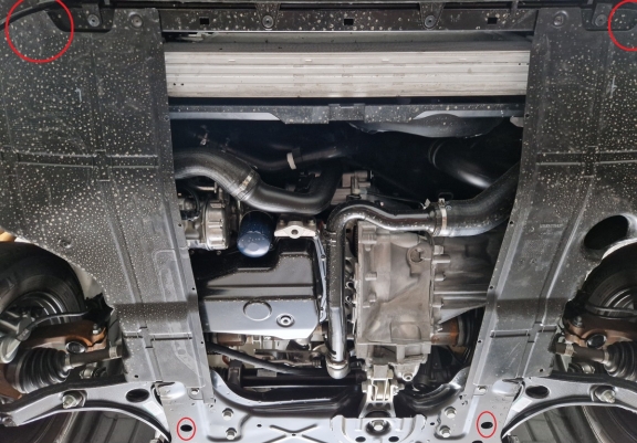 Protection sous moteur et de la boîte de vitesse Fiat Ducato