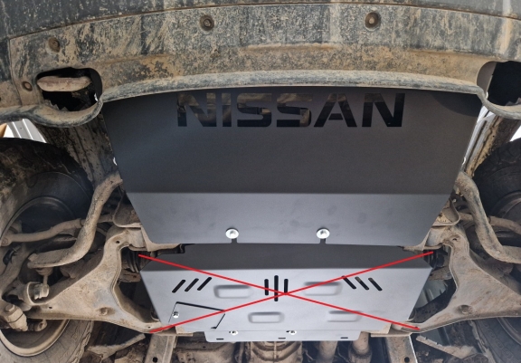 Protection de radiateur Nissan Navara D40