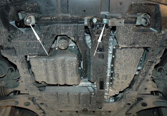 Protection sous moteur et de la boîte de vitesse Citroen C - Crosser