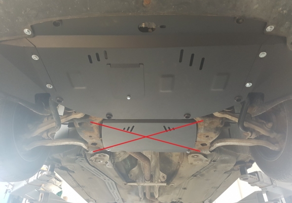 Protection sous moteur et de la radiateur VW Passat B5.5