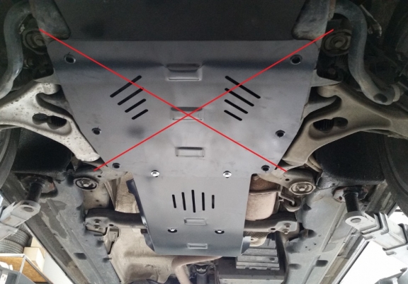 Protection de la boîte de vitesse Volkswagen Touareg 7L - automatique