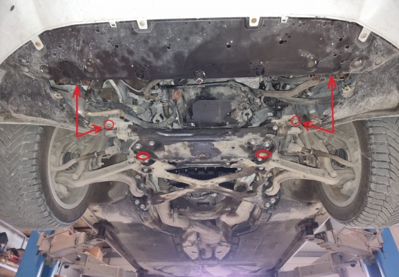 Protection sous moteur et de la radiateur Audi A4  B9