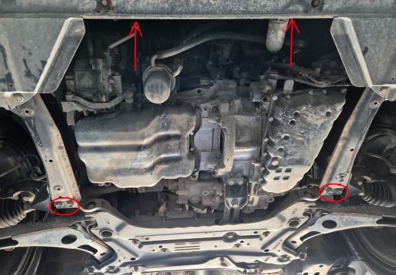 Protection sous moteur et de la boîte de vitesse Mitsubishi Eclipse Cross