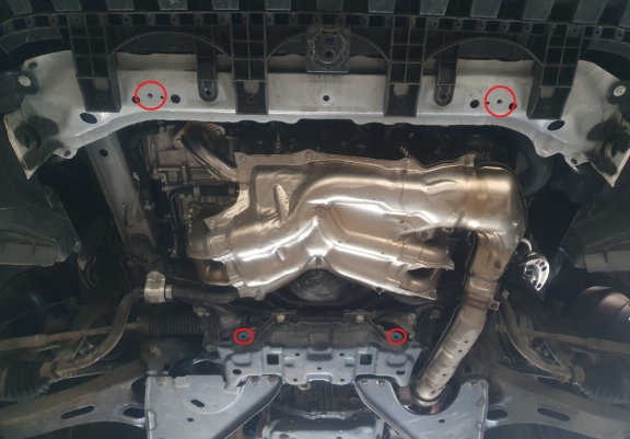 Protection sous moteur et de la radiateur  Subaru XV