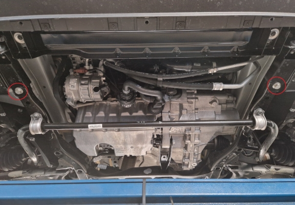 Protection sous moteur et de la boîte de vitesse Vw Crafter