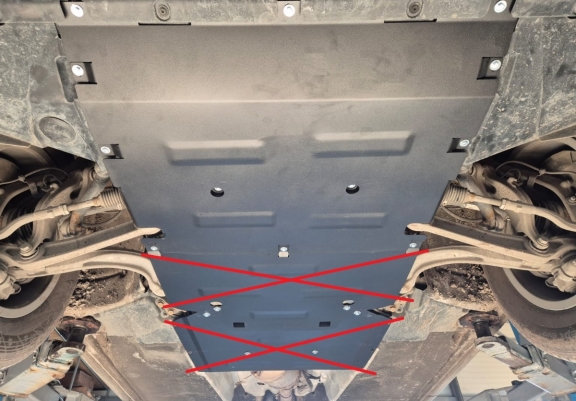 Protection sous moteur et de la radiateur Audi Q5