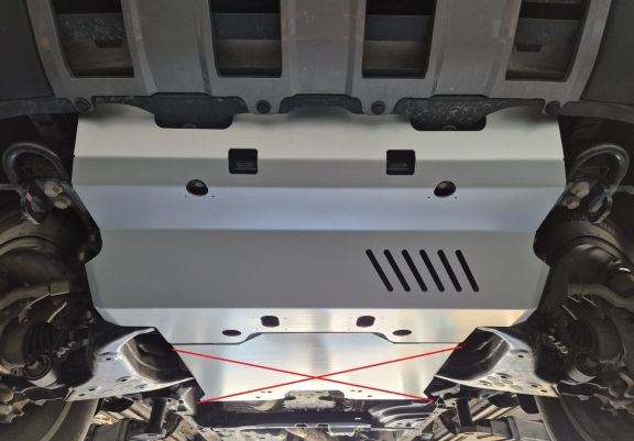 Protection de radiateur Toyota Land Cruiser 250 - Aluminium