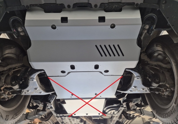 Protection de radiateur Toyota Land Cruiser 250 - Aluminium