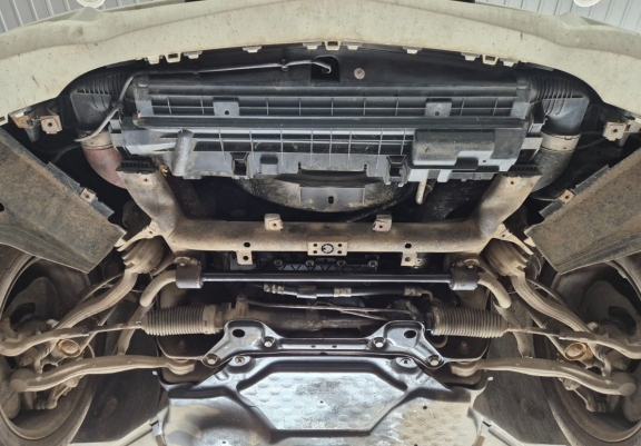 Protection sous moteur et de la radiateur Mercedes C-Class W204