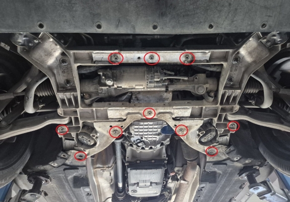 Protection sous moteur et de la boîte de vitesse Alfa Romeo Stelvio