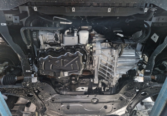 Aluminium protection sous moteur et de la boîte de vitesse Ford Transit Custom