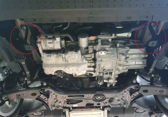 Protection sous moteur et de la boîte de vitesse Skoda Octavia 4
