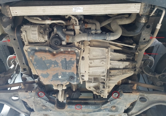 Protection sous moteur et de la boîte de vitesse Renault Master 3