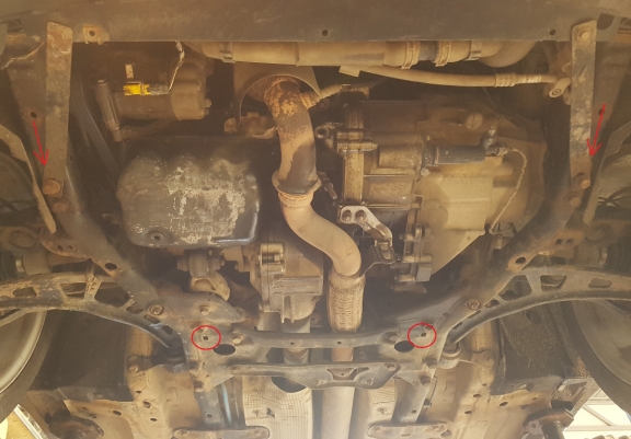 Protection sous moteur et de la boîte de vitesse Mini Countryman R60