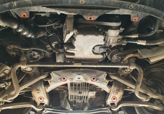 Protection sous moteur et de la boîte de vitesse Audi A6