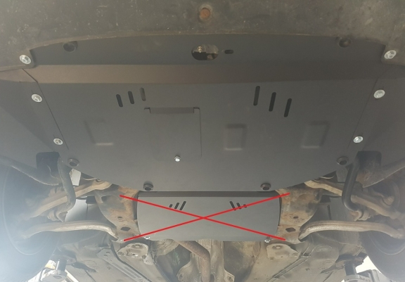 Protection sous moteur et de la radiateur Audi A4  B5