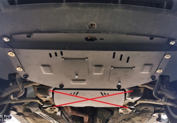 Protection sous moteur et de la radiateur Audi A4  B5