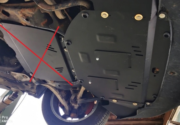 Protection sous moteur et de la radiateur Audi A4  B5