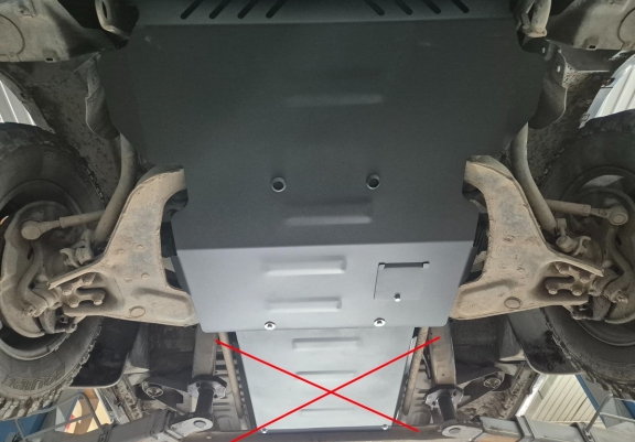 Protection sous moteur et de la radiateur Hyundai Terracan