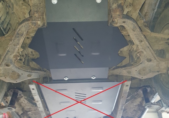 Protection sous moteur et de la radiateur Suzuki X90