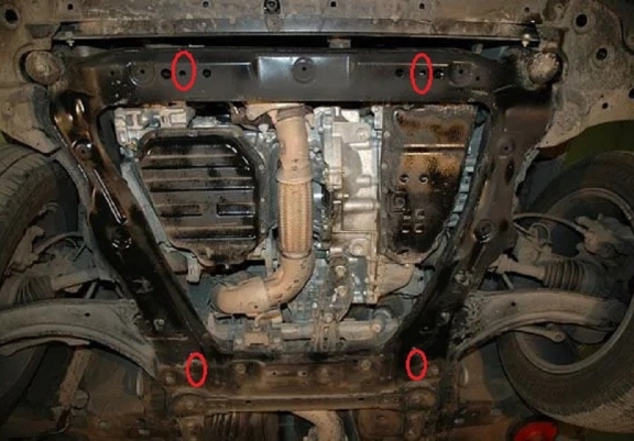 Protection sous moteur et de la boîte de vitesse Nissan X-Trail T31