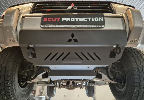 Protection sous moteur et de la radiateur Mitsubishi Pajero 3 (V60, V70)