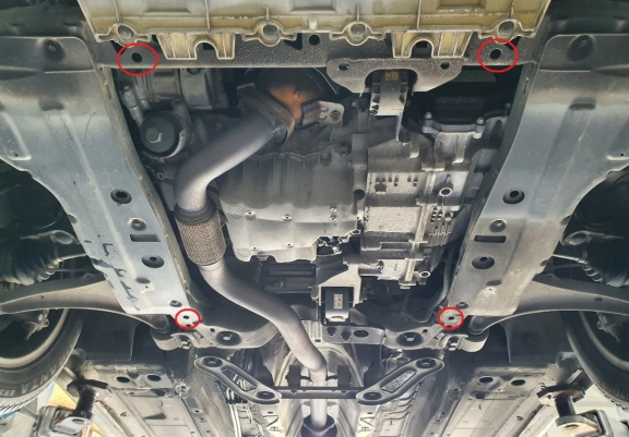 Protection sous moteur et de la boîte de vitesse Opel Zafira C