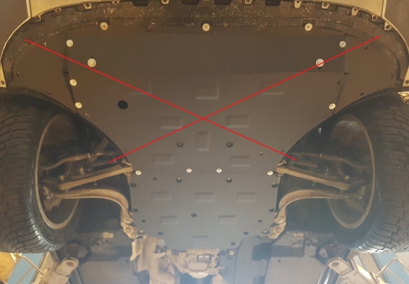 Protection de la boîte de vitesse Porsche Cayenne