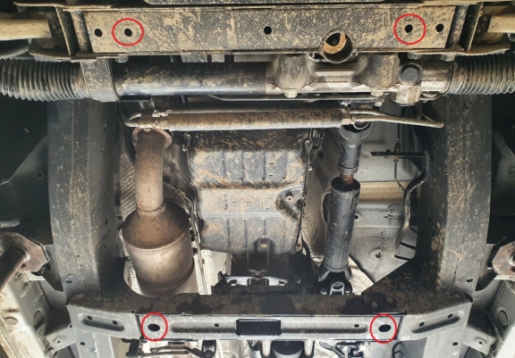 Protection de la boîte de vitesse Ssangyong Musso Grand