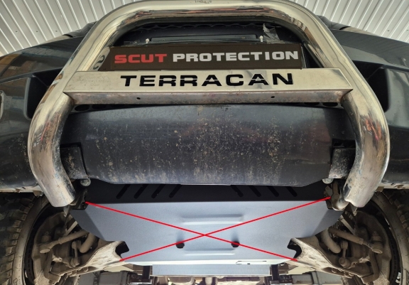 Protection de la boîte de vitesse Hyundai Terracan