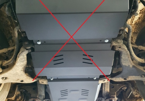Protection de la boîte de vitesse Mitsubishi L 200