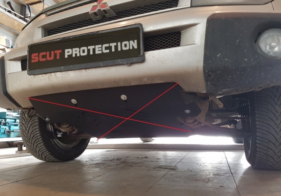 Protection de la boîte de vitesse Mitsubishi Pajero Pinin