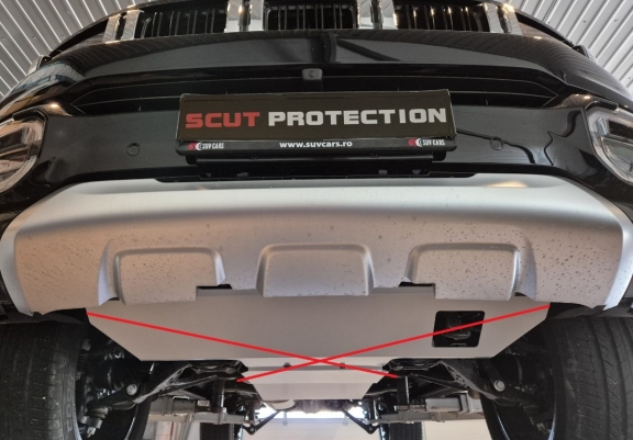 Aluminium protection de la boîte de vitesse Baic Beijing BJ60