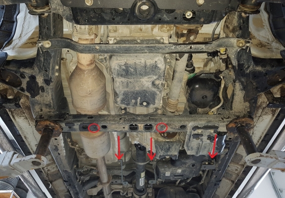 Protection du différentiel  Toyota Hilux Revo - Aluminium