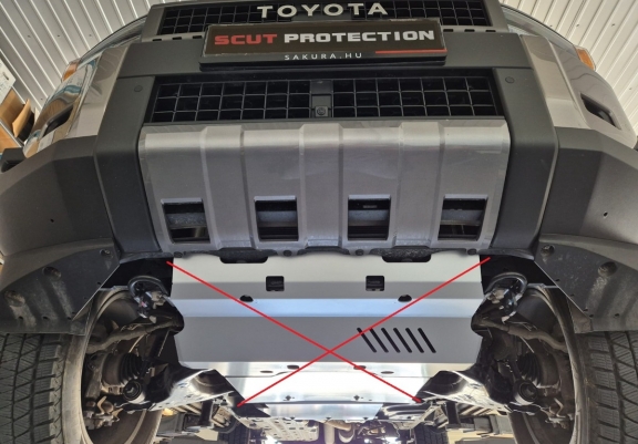 Aluminium protection de la boîte de vitesse Toyota Land Cruiser 250