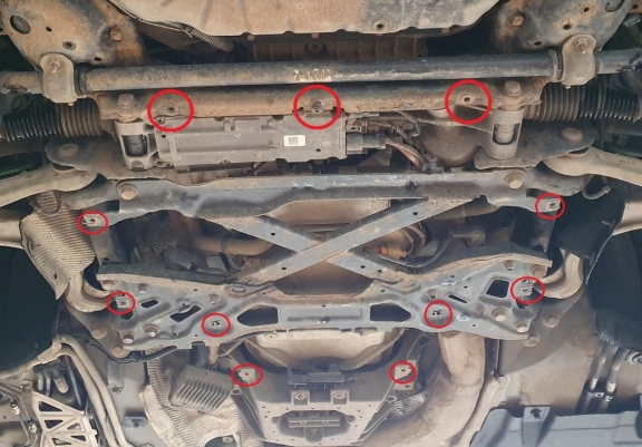 Protection de la boîte de vitesse Audi A8