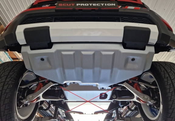 Protection de la boîte de transfert Ford Ranger Raptor - Aluminium