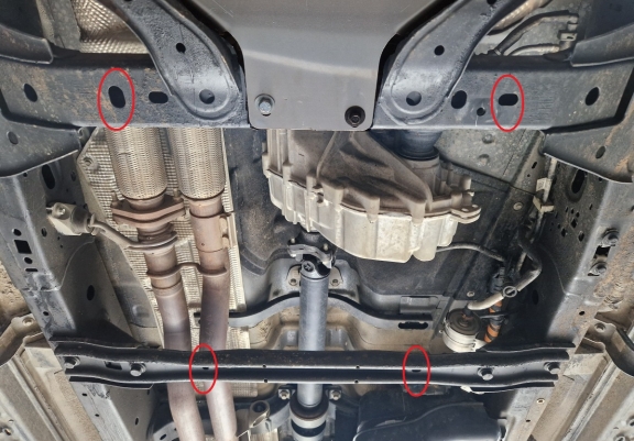 Protection de la boîte de transfert Ford Ranger Raptor - Aluminium